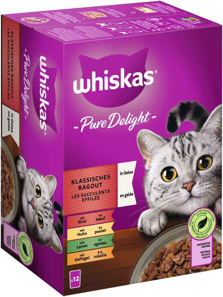 whiskas KatzenNassfutter PURE DELIGHT Porti raiffeisenmarkt.de